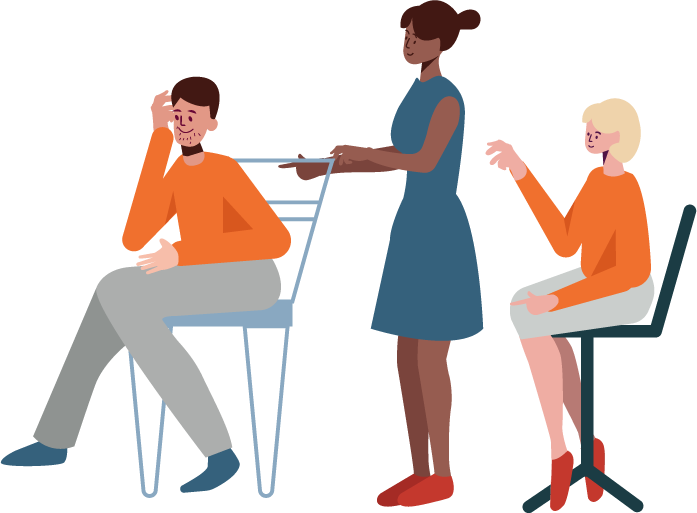 three-people-sitting-standing-flipped