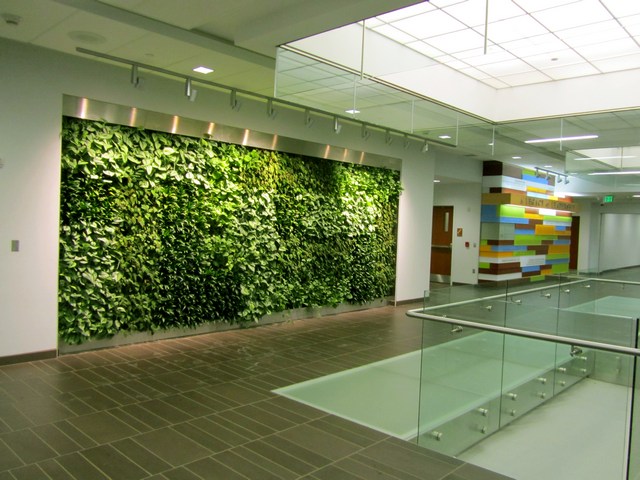 green-wall leed certified building